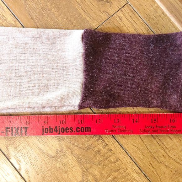 Sun N Moon Open Front Color Block Waterfall Cardigan SIZE  LARGE - Picture 6 of 12